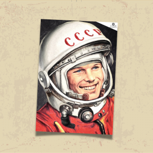 POSTER 0029 - YURİ GAGARİN - KUŞE KAĞIT (33X48)