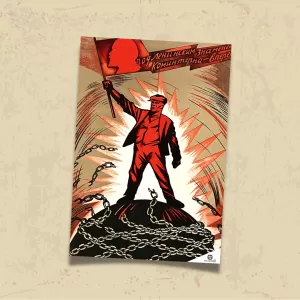 POSTER 0064 - 1 MAYIS - SOVYET AFİŞİ - KUŞE KAĞIT (33X48)