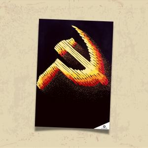 POSTER 0067 - ORAK ÇEKİÇ - SOVYET AFİŞİ - KUŞE KAĞIT (33X48)