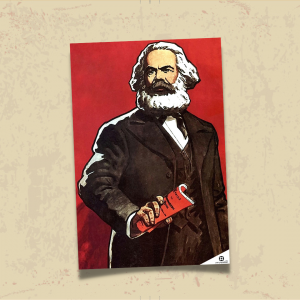 POSTER 0070 - MARX - KUŞE KAĞIT (33X48)