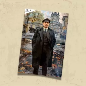 POSTER 0098 - LENİN İLLÜSTRASYON 1920 - KUŞE KAĞIT (33X48)