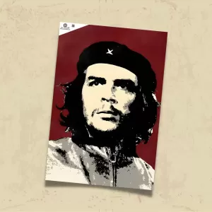 POSTER 0113 - CHE GUEVARA AFİŞ, İLLÜSTRASYON, RENKLENDİRİLMİŞ - KUŞE KAĞIT (33X48)