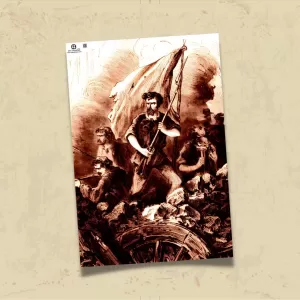 POSTER 0127 - PARİS KOMÜNÜ İLLÜSTRASYON - KUŞE KAĞIT (33X48)