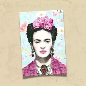 POSTER 0139 - FRİDA KAHLO - KUŞE KAĞIT (33X48)