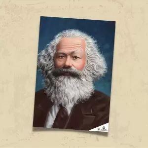 POSTER 0151 - YARGILAYAN KARL MARX - KUŞE KAĞIT (33X48)
