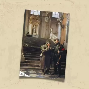 POSTER 0165 - EKİM DEVRİMİ, İLLÜSTRASYON, KIŞLIK SARAY - KUŞE KAĞIT (33X48)