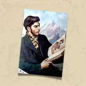 POSTER 0191 - GENÇ STALİN, İLLÜSTRASYON - KUŞE KAĞIT (33X48)