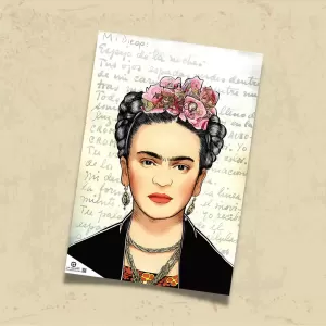 POSTER 0197 - FRİDA KAHLO - KUŞE KAĞIT (33X48)