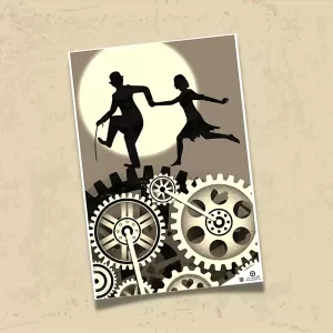 POSTER 0202 - CHARLIE CHAPLIN - MODERN TIMES - FİLM AFİŞİ - KUŞE KAĞIT (33X48)