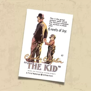 POSTER 0207 - CHARLIE CHAPLIN - THE KID - FİLM AFİŞİ - KUŞE KAĞIT (33X48)