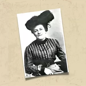 POSTER 0214 - CLARA ZETKIN - KUŞE KAĞIT (33X48)