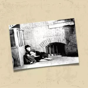 POSTER 0219- CHARLIE CHAPLIN, FİLM KARESİ - MODERN TIMES - KUŞE KAĞIT (33X48)