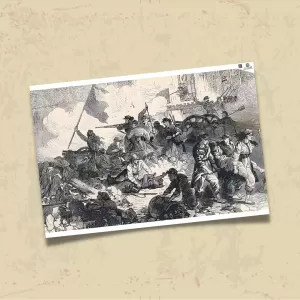 POSTER 0229 - PARİS KOMÜNÜ İLLÜSTRASYON - KUŞE KAĞIT (33X48)