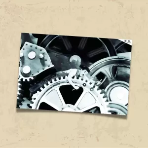 POSTER 0230- CHARLIE CHAPLIN, FİLM KARESİ - MODERN TIMES - KUŞE KAĞIT (33X48)