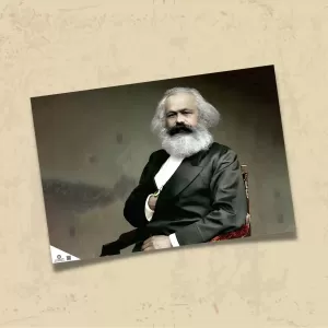 POSTER 0242 - KARL MARX - KUŞE KAĞIT (33X48)