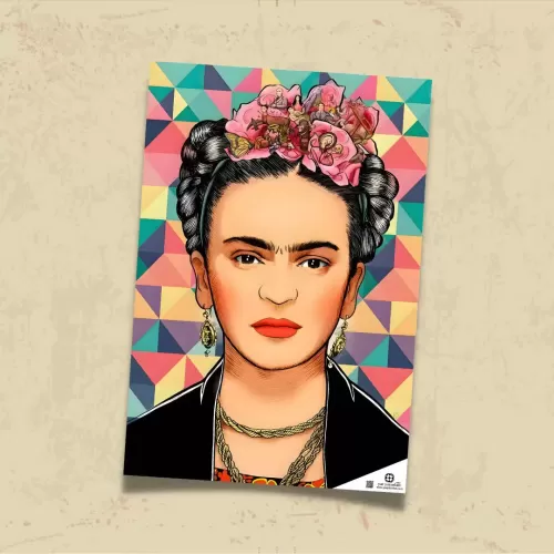 POSTER 0147- FRİDA KAHLO - KUŞE KAĞIT (33X48) | Frida Kahlo | Yar Post