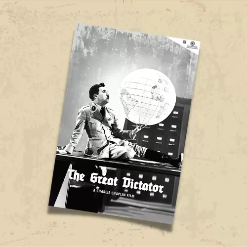 POSTER 0199 - CHARLIE CHAPLIN - THE GREAT DICTATOR - FİLM AFİŞİ - KUŞE