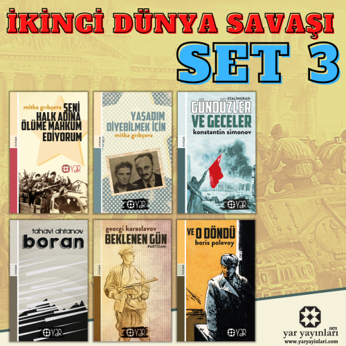 İKİNCİ DÜNYA SAVAŞI KİTAPLARI SET 3 | Boris Polevoy | Yar Yayınları