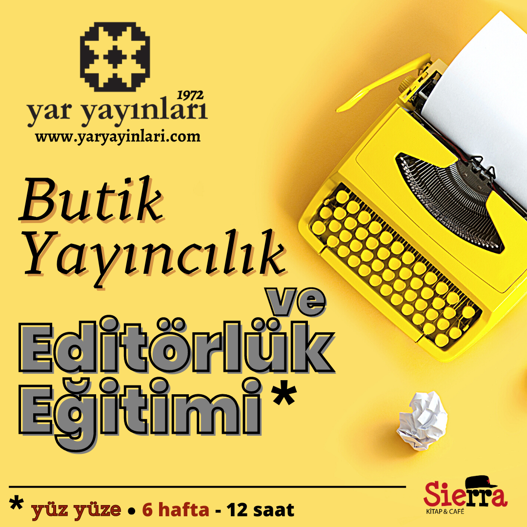 Butik Yayıncılık ve Editörlük Eğitimi